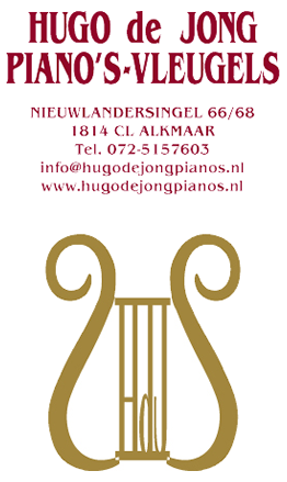Hugo de Jong Pianos-Vleugels